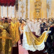 Оригинал схемы вышивки «Бракосочетание Николая II. Эрмитаж.» (№1781108)