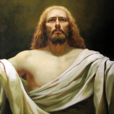 Оригинал схемы вышивки «исус» (№1781116)