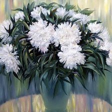 Схема вышивки «Худ. Ильдус Муртазин. Пионы»