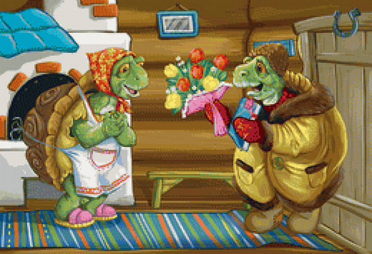 Детская тема - черепашьи старички - предпросмотр