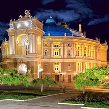 Схема вышивки «Одесский оперный театр»