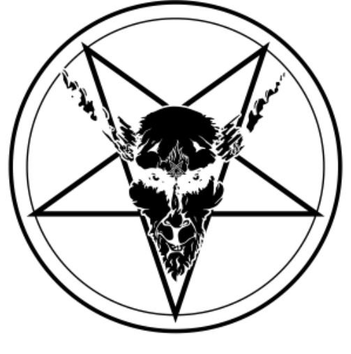 Бафомет 2 - круг, звезда - оригинал