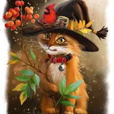 Схема вышивки «mačička»