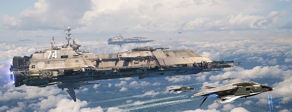 Космический корабль - космос, самолеты, небо, корабль - оригинал