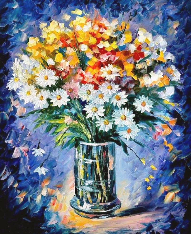 Букет-фейерверк - букет, цветы - оригинал