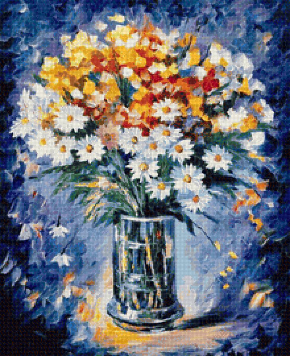 Букет-фейерверк - букет, цветы - предпросмотр