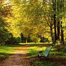 Схема вышивки «Парк. Осень»