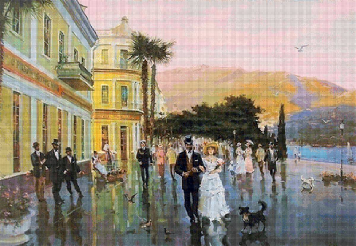 Ялта - улица, город, ялта, люди - предпросмотр