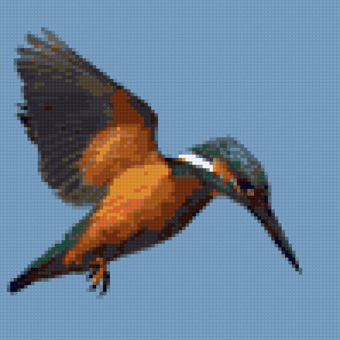 зимородок летит - предпросмотр