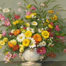 Схема вышивки «Разноцветье»