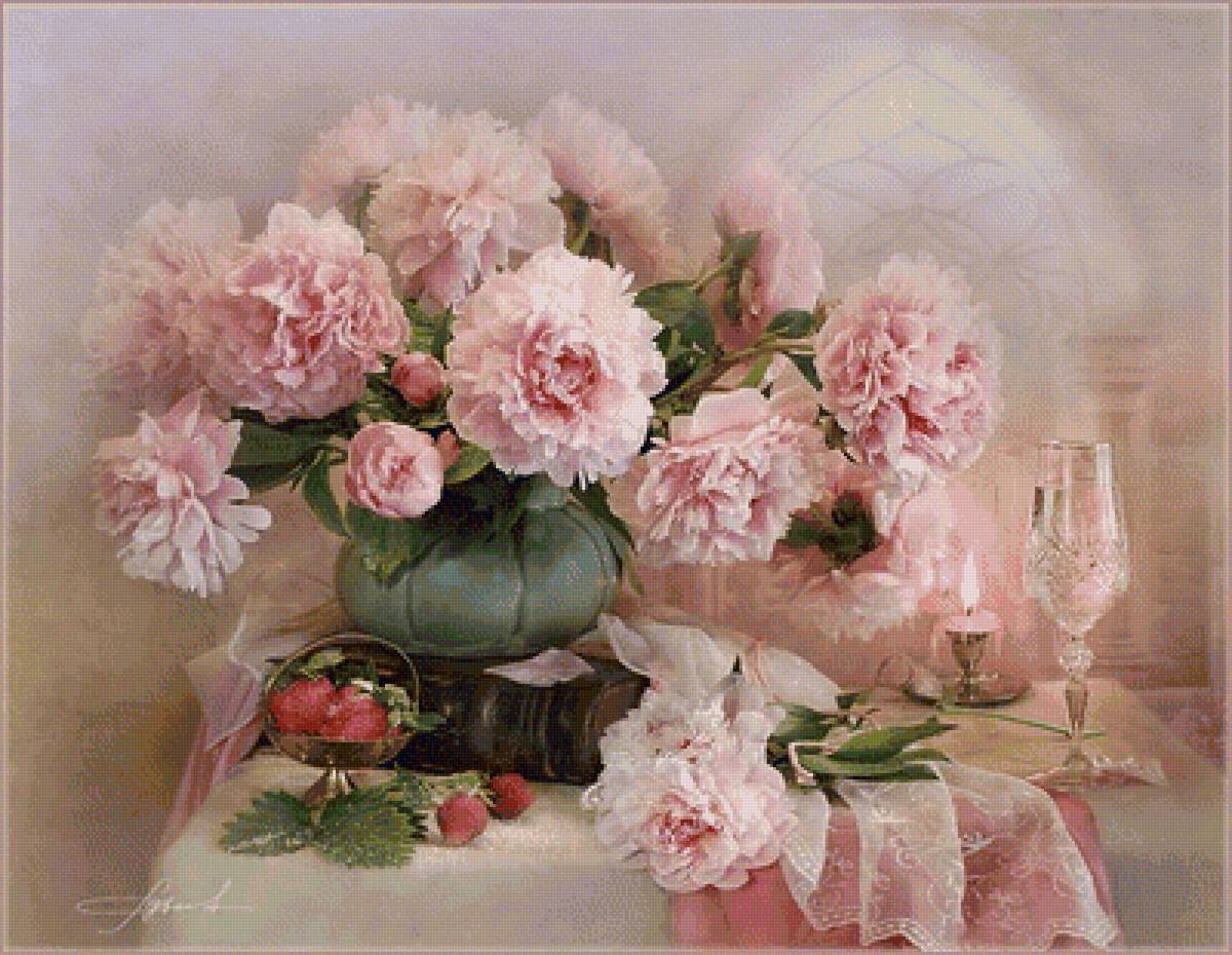 июльские грезы - книга, цветы, ягоды - предпросмотр