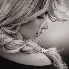 Схема вышивки «девушка с косой)»