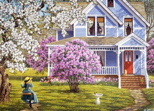 В саду - оригинал