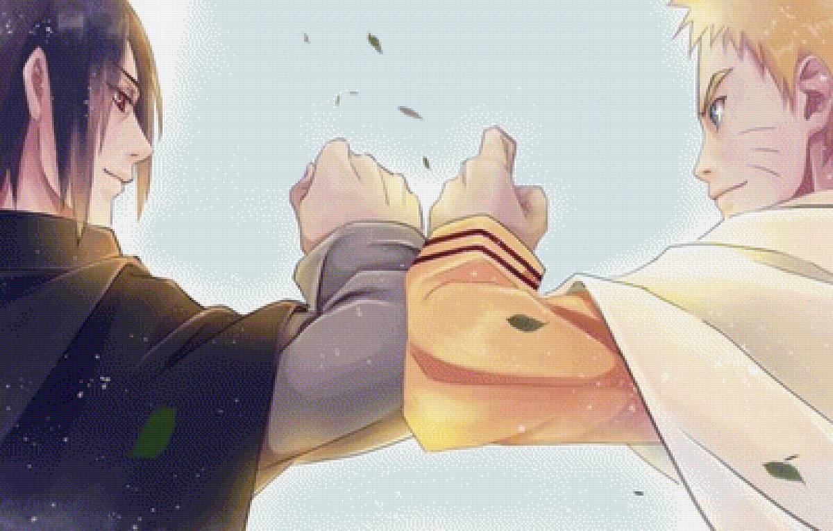 Лучшие друзья - naruto, саске, наруто - предпросмотр