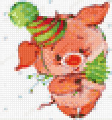 Свинка с елочкой - предпросмотр