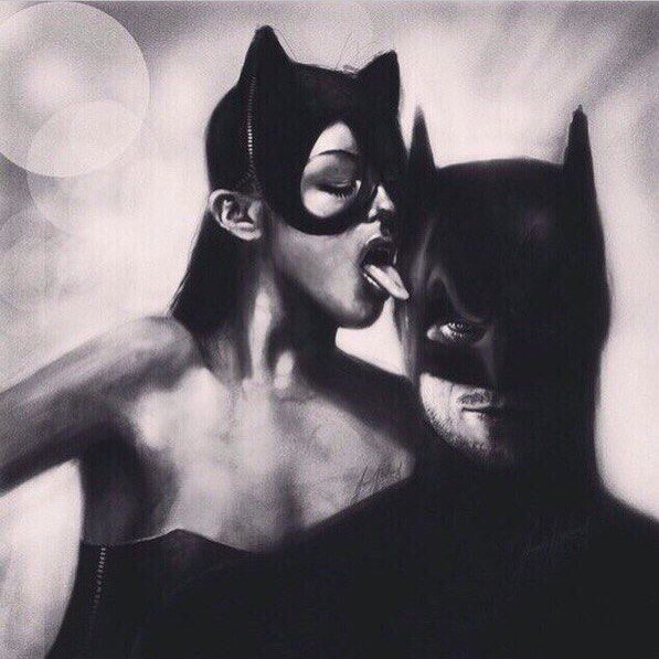 Бэтмен и женщина кошка - кино, комиксы - оригинал