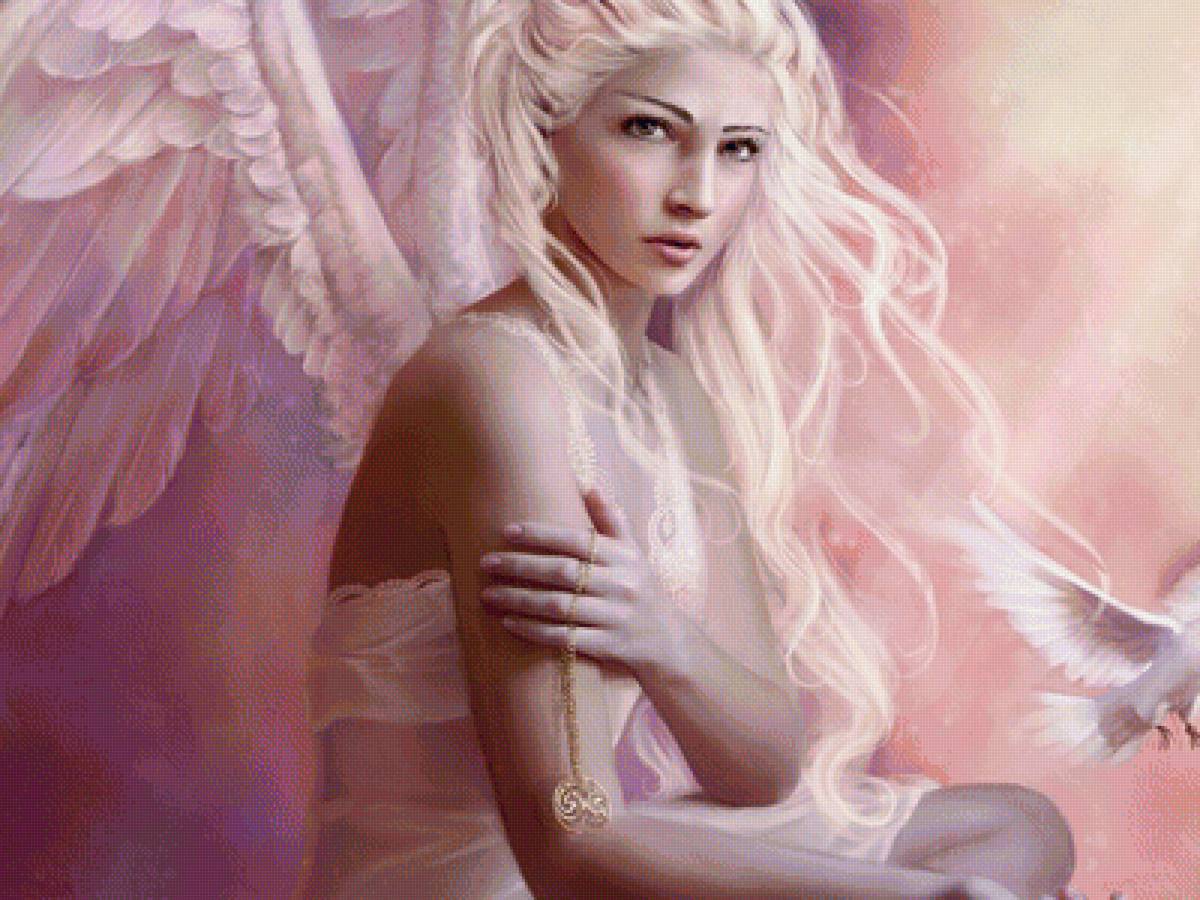 девушка ангел - ангелы - предпросмотр