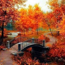 Схема вышивки «осень»