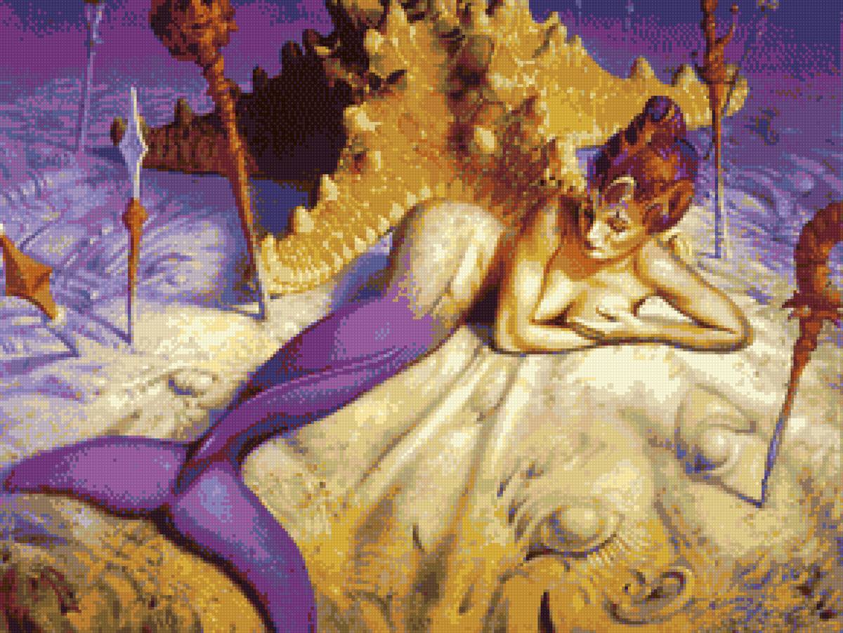 русалка - фантазия - предпросмотр