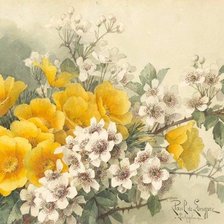 Схема вышивки «По картине де Лонгре Поля»