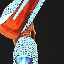 Схема вышивки «Туфли»