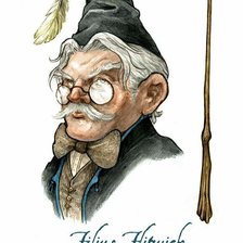 Схема вышивки «учитель Хогвартса»