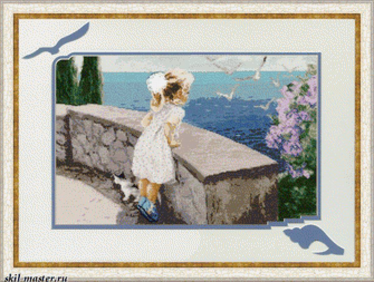 Запах моря - девушка море - предпросмотр