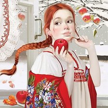 Схема вышивки «русский сарафан»