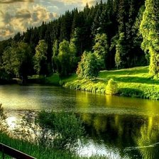 Схема вышивки «Рідні карпати»