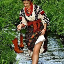 Схема вышивки «україночка»