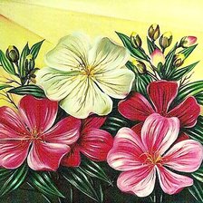 Схема вышивки «Цветы.»