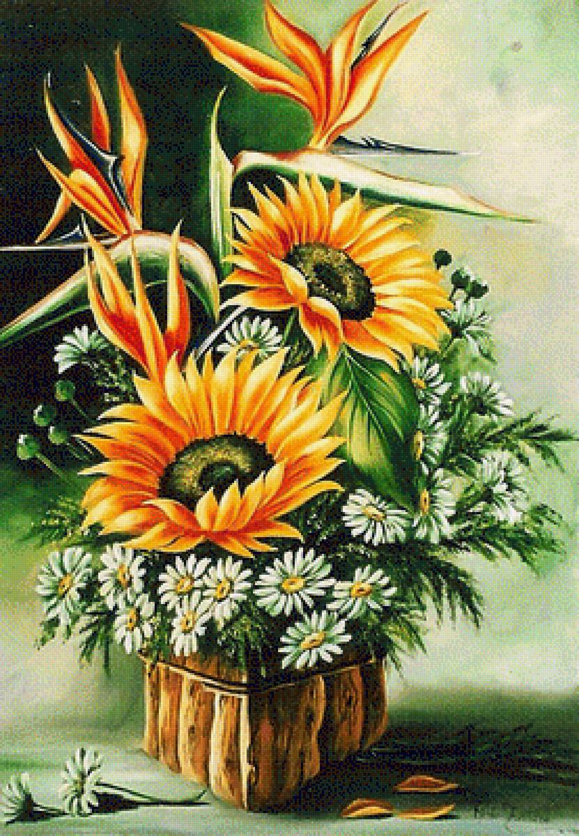 Натюрморт. - натюрморт, цветы, живопись. - предпросмотр