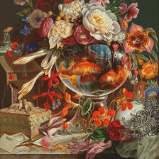 Схема вышивки «аквариум»