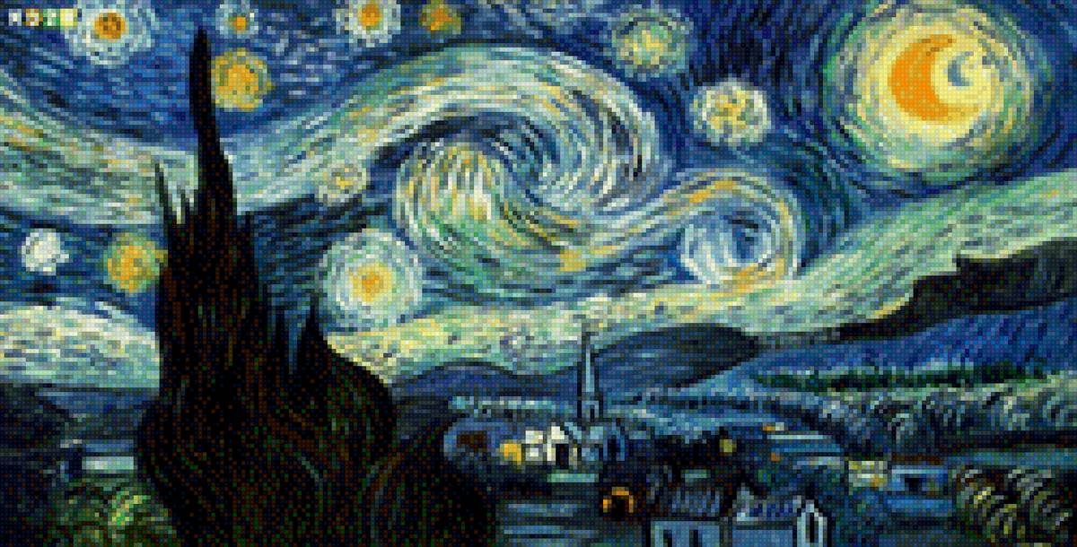 Ночь ван Гог - картины - предпросмотр