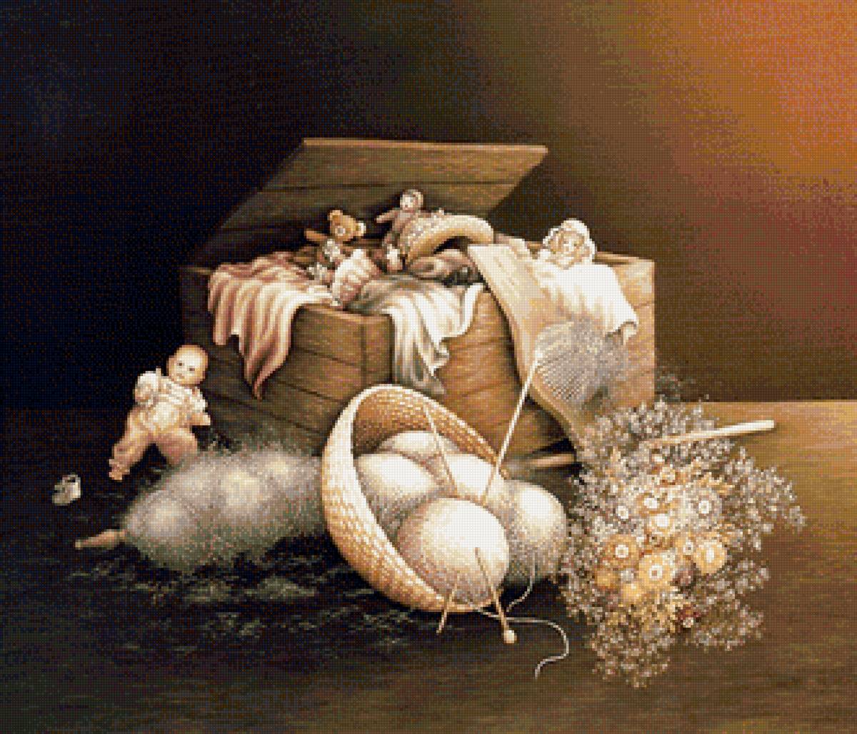 Худ. Злата-Бисерка Миленкович - веретено рукоделие, натюрморт, куклы - предпросмотр