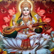 Схема вышивки «Сарасвати»