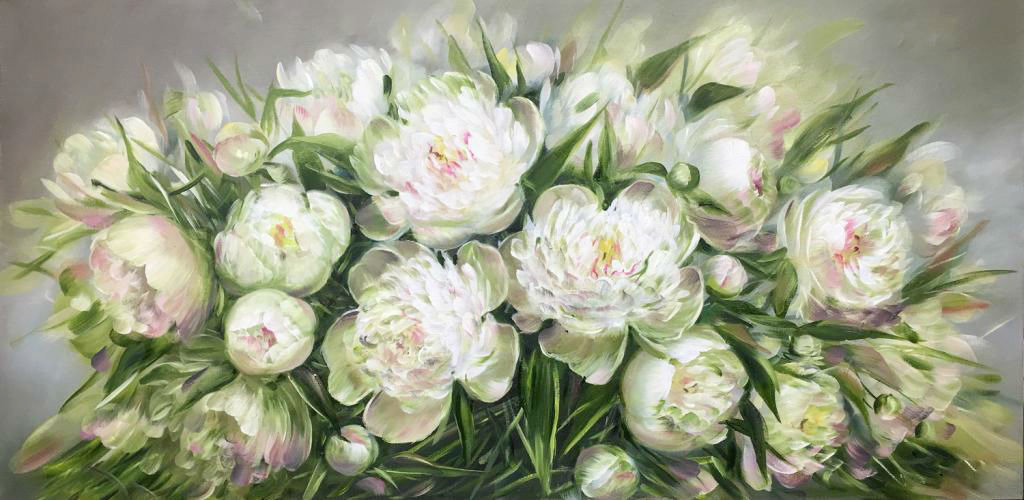 białe piwonie - оригинал