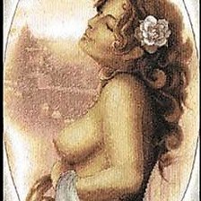 Схема вышивки «Девушка нагота»