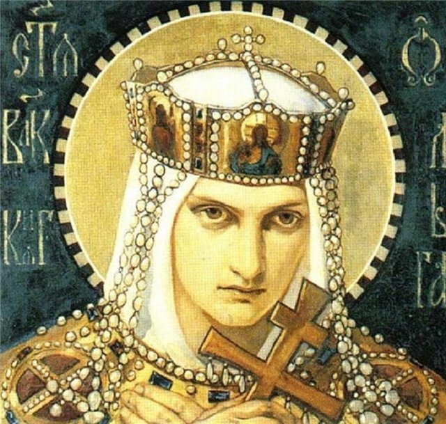 Св. Ольга - бруни, картина, св. ольга - оригинал