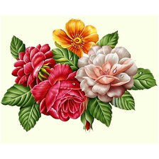 Оригинал схемы вышивки «Серия "Букет". Розы» (№1794058)