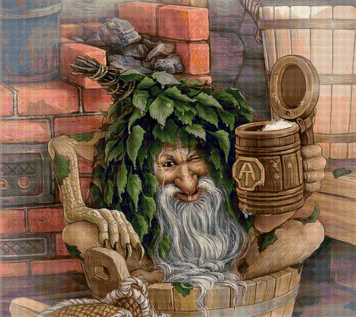 Банник - баня, банник, домовой - предпросмотр