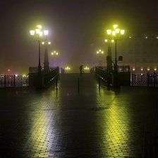 Схема вышивки «Ночной город»