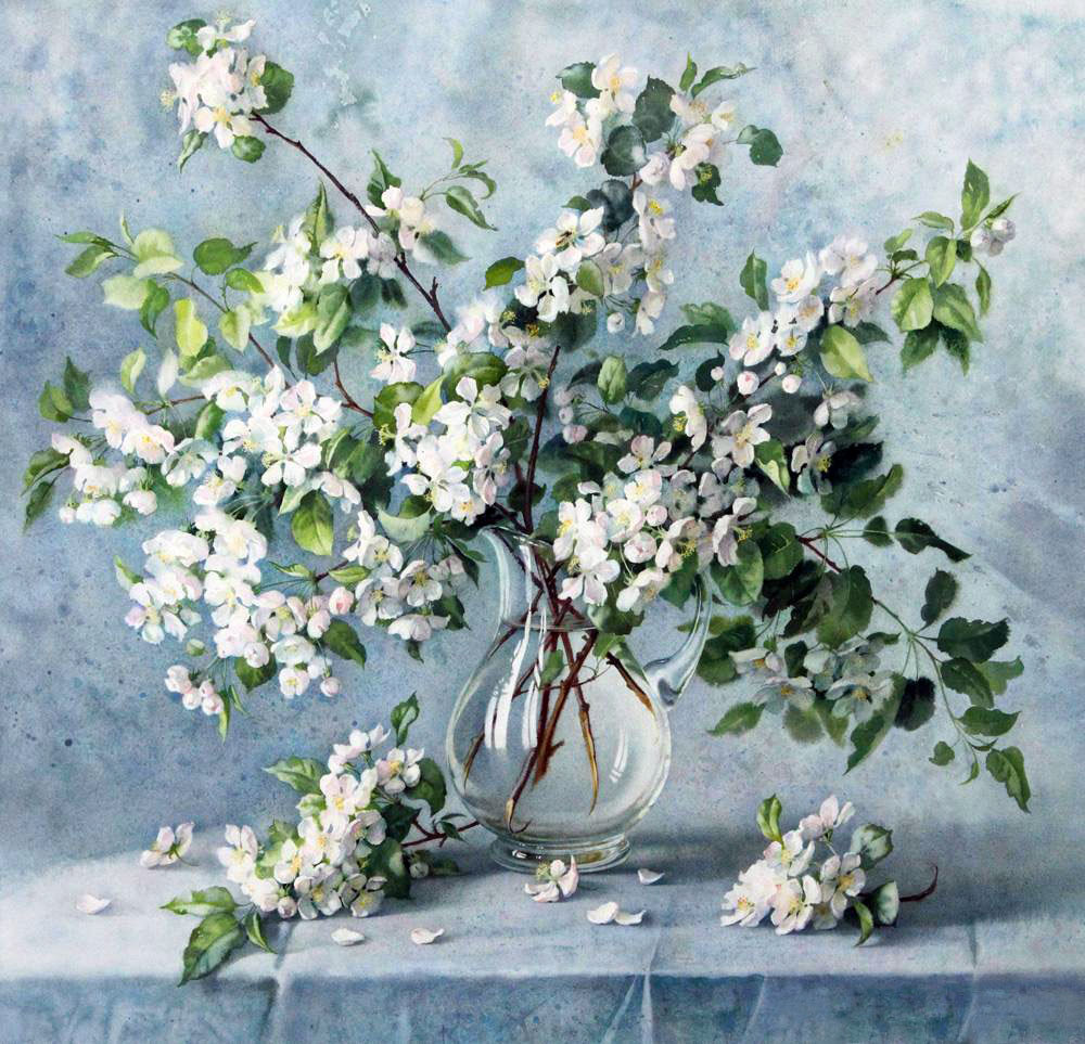 ЦВЕТОЧНЫЙ  НАТЮРМОРТ - цветочный натюрморт - оригинал