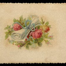 Оригинал схемы вышивки «Старинные цветы» (№1796037)