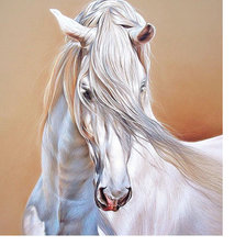 Оригинал схемы вышивки «Белый конь» (№1796222)
