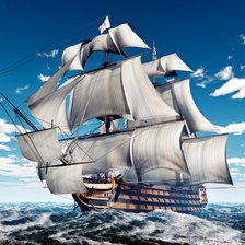 Схема вышивки «регата»