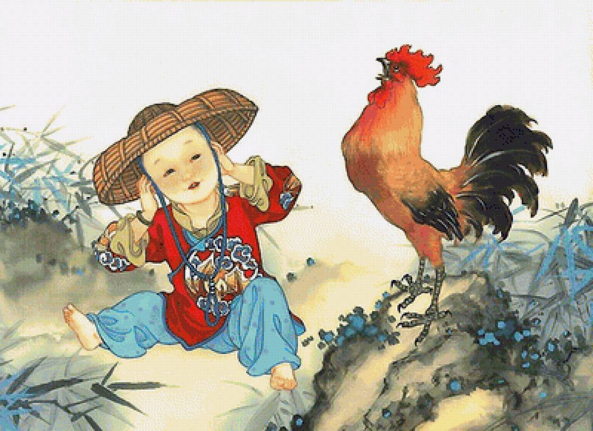 зодиак для детей.  год петуха. - гороскоп - предпросмотр