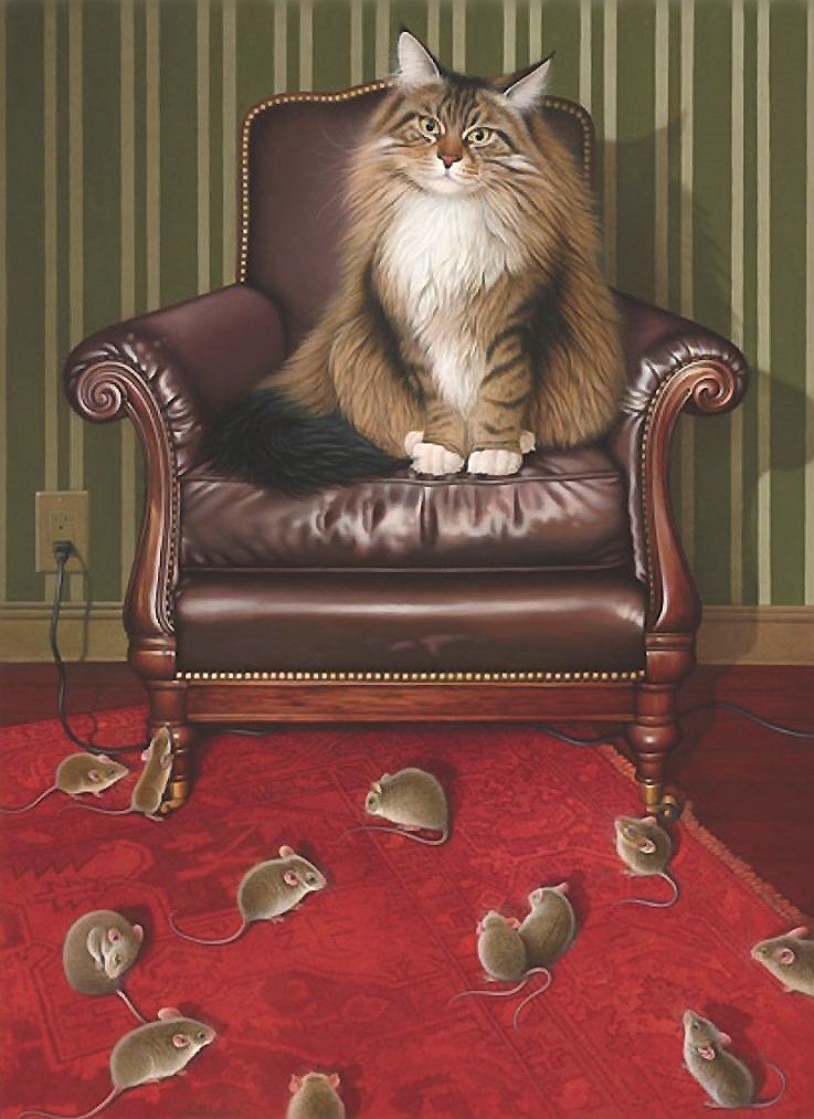 кот и мыши - мыши, кот - оригинал