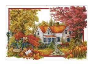 Дом осенью - осень, природа, дом - оригинал