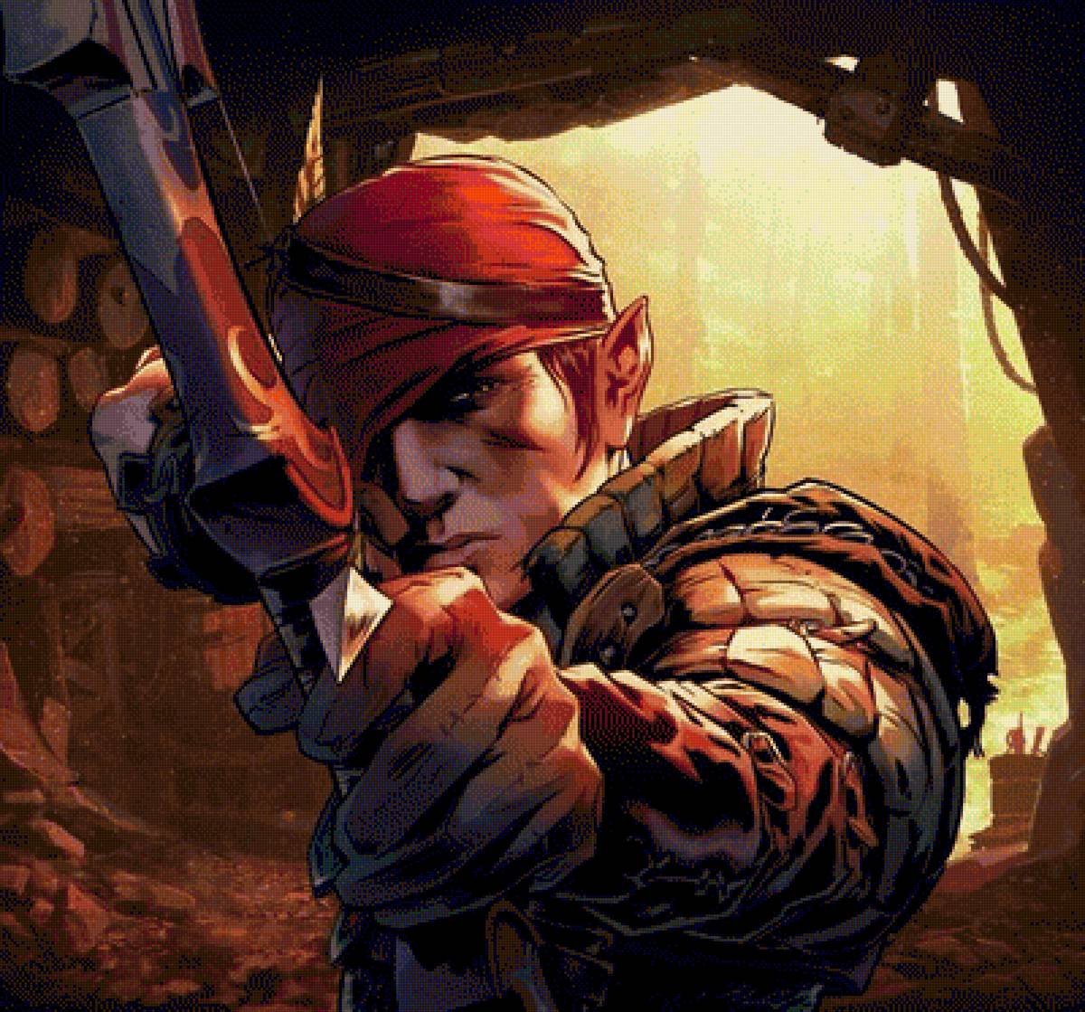 Йорвет, командир скоя’таэлей. - ведьмак, эльфы, йорвет, скоя’таэли - предпросмотр